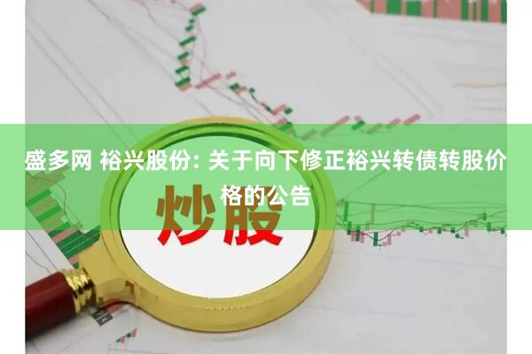 盛多网 裕兴股份: 关于向下修正裕兴转债转股价格的公告