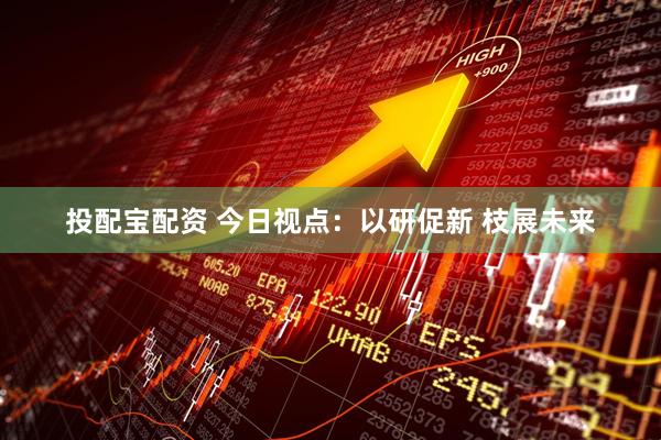 投配宝配资 今日视点：以研促新 枝展未来